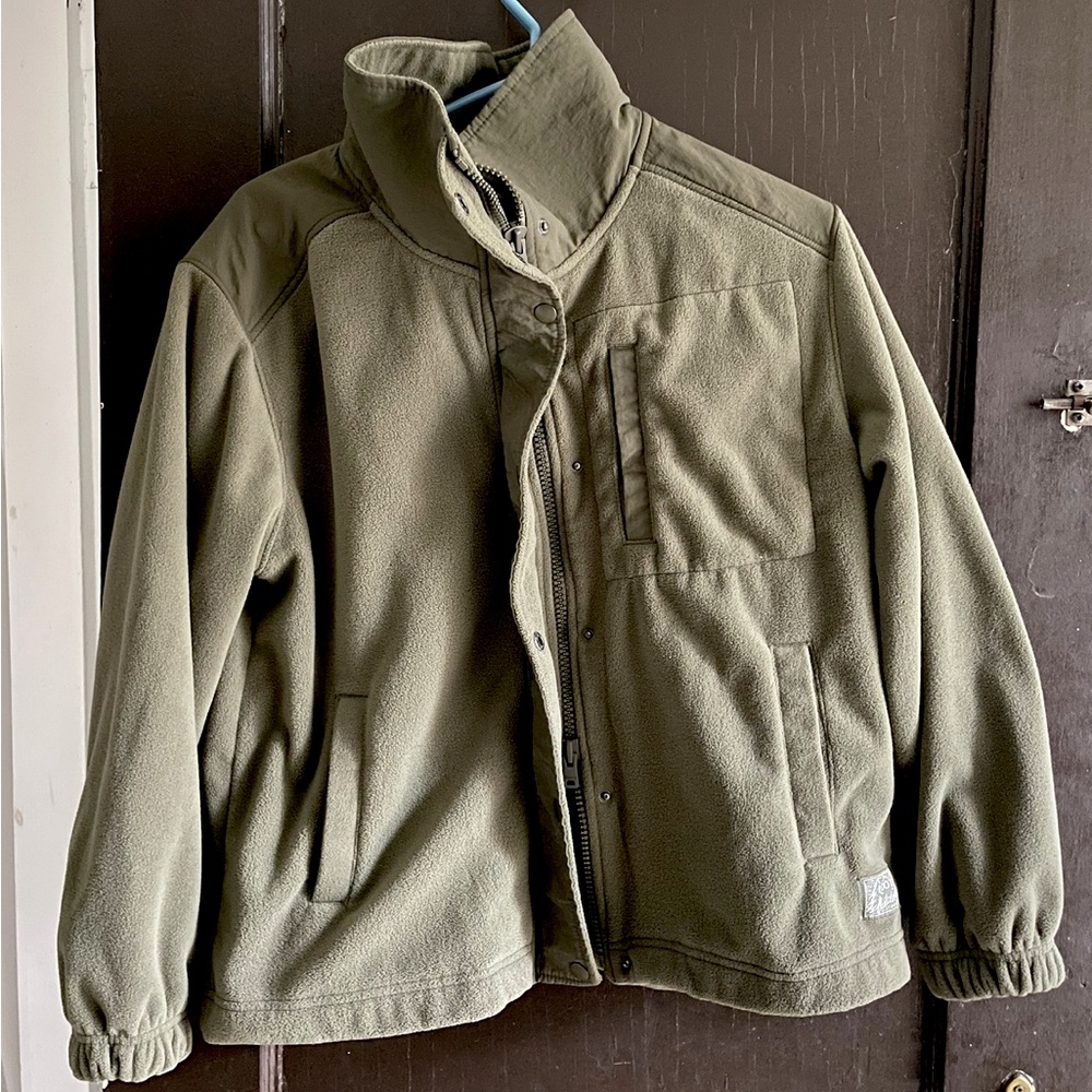 Roots Polartec Mock Neck Jacket - Kalamata